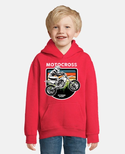 Kids motocross extreme sport
