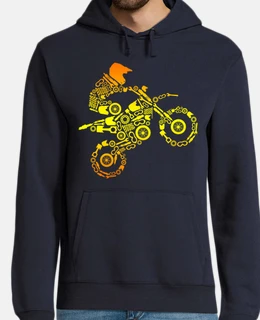 Motocross Motero Silueta Piezas