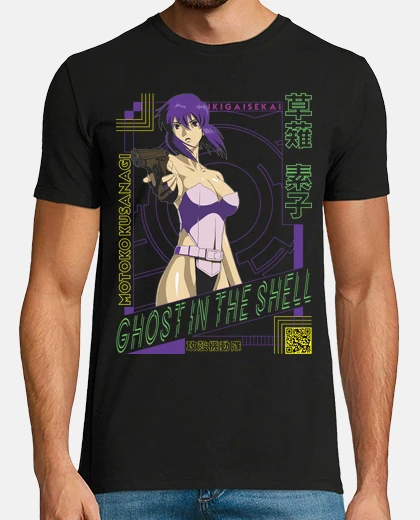 Camiseta Motoko Kusanagi IKIGAISEKAI