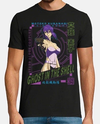 Camiseta Motoko Kusanagi V2 IKIGAISEKAI