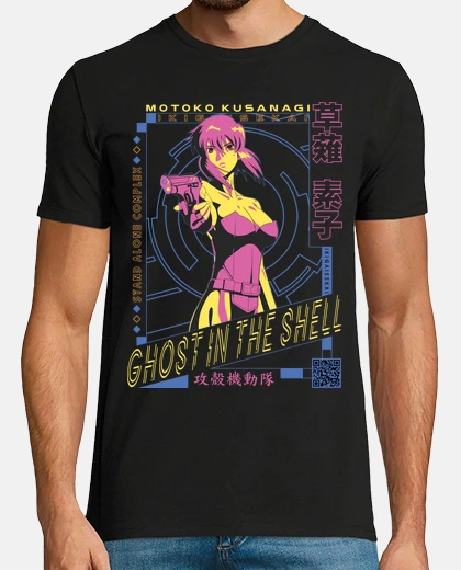 Camiseta Motoko Kusanagi V3 IKIGAISEKAI