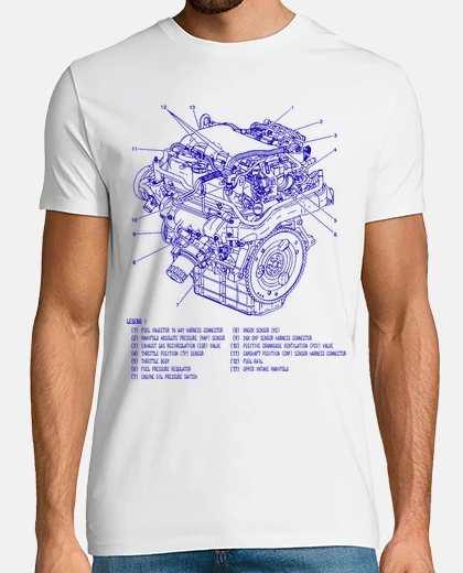 Camiseta Motor Inyector 16 vias