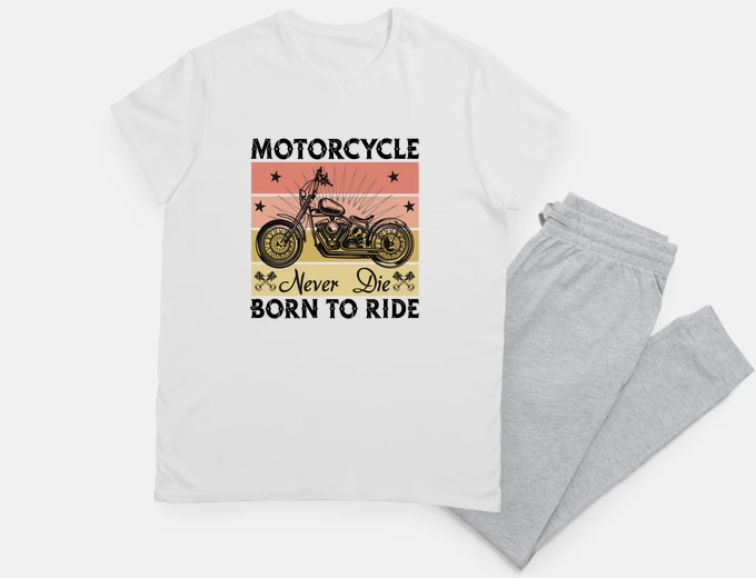 Pyjama Motorcycle Never die - Cadeau Motard