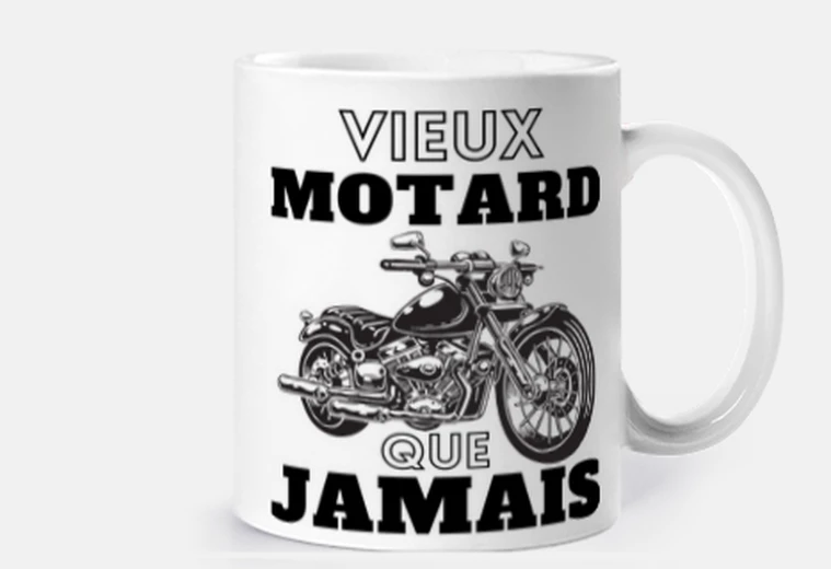Cup motorcycle old biker than ever humor gift