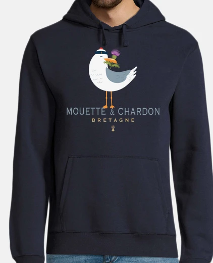 Sweat Mouette et Chardon