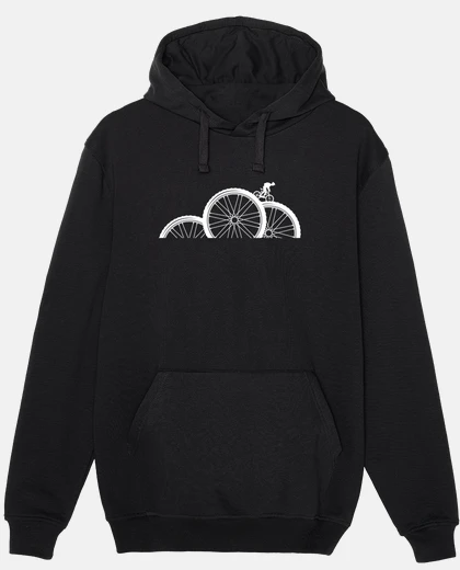 Hoodie mountain bike bicycle