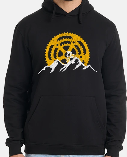 Hoodie mountain bike mtb mountain bike chainrings bike sprockets adventure