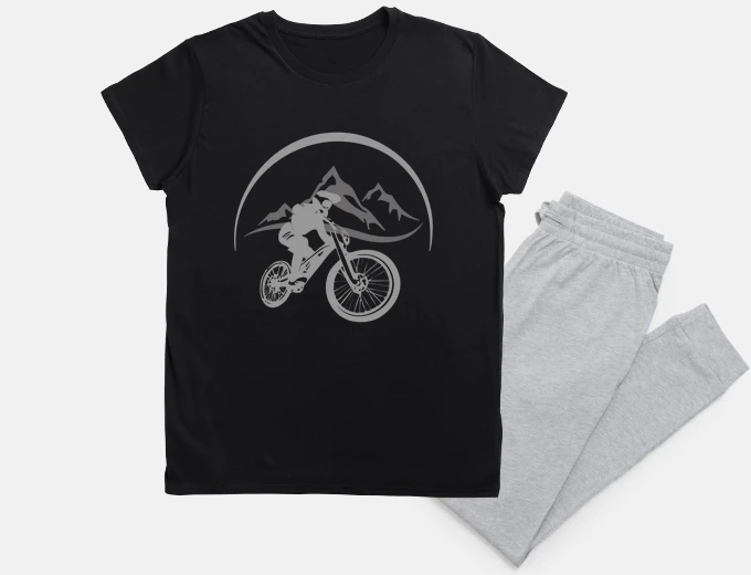 Pyjama Mountain Biker