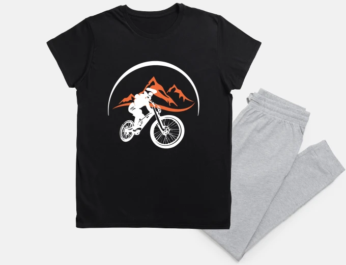 Pyjama Mountain Biker