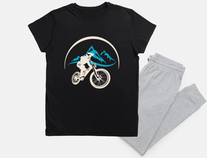 Pyjama Mountain Biker