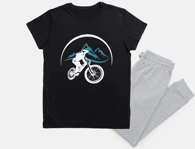 Pyjama Mountain Biker