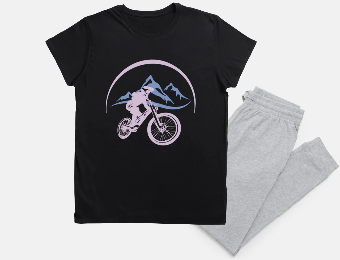 Pyjama Mountain Biker