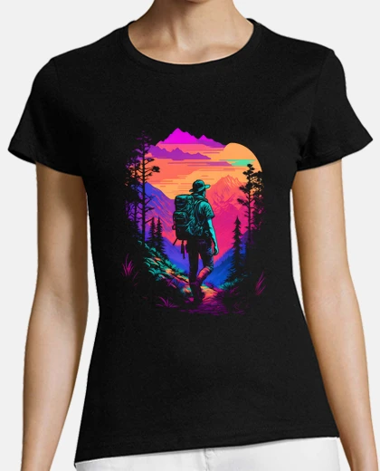 Playera mountain hike colors