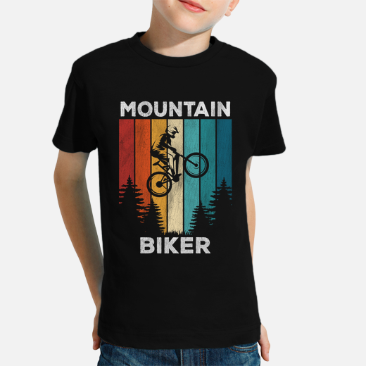 mountain biker vintage ciclista