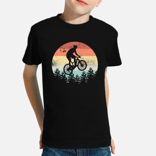 mountain biking sunset cyclist mtb gift