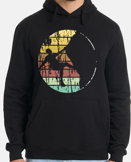 Hoodie mountaineering rock climbing vintage