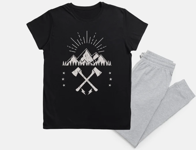 Pajama Mountains Axes Sunrise