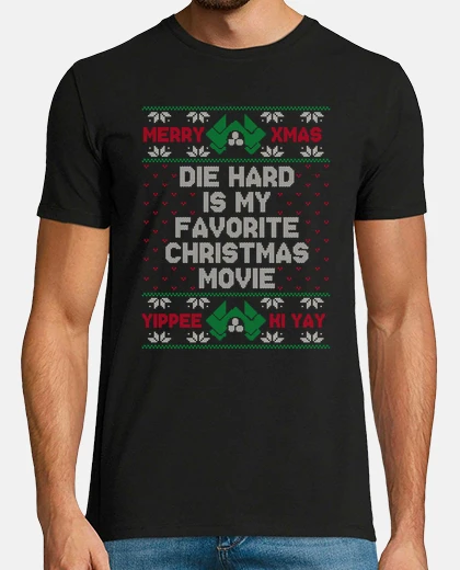 Tee-shirt mourir dur est mon film de Noël préféré