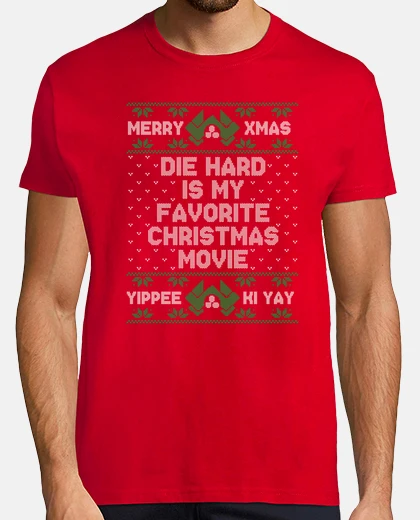 Tee-shirt mourir dur est mon film de Noël préféré