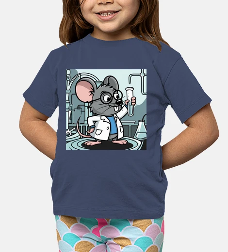 Kids mouse chemist laboratory