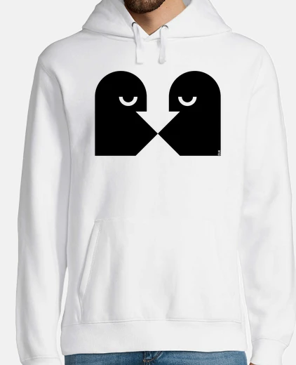 Hoodie mouth kiss - kissing couple - lgbt - 1c