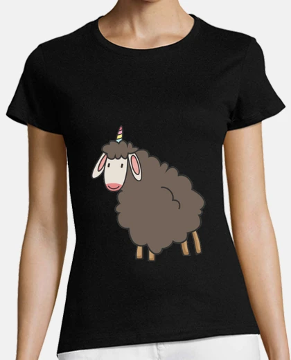 Tee-shirt mouton licorne , auto-dérision start-up,poésie ,