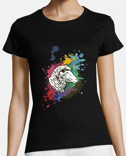 Tee-shirt mouton mouton agneau mouton motif berge