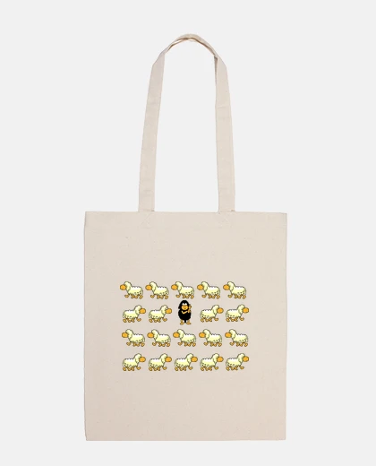 Sac mouton noir - être différent