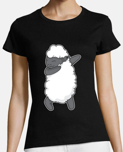 Tee-shirt mouton tamponnant agneau dansant dab da