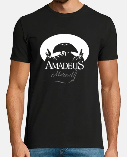 Tee-shirt mozarte-amadeus-musique-classique-piano