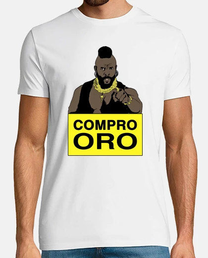 Camiseta Mr T - Compro Oro
