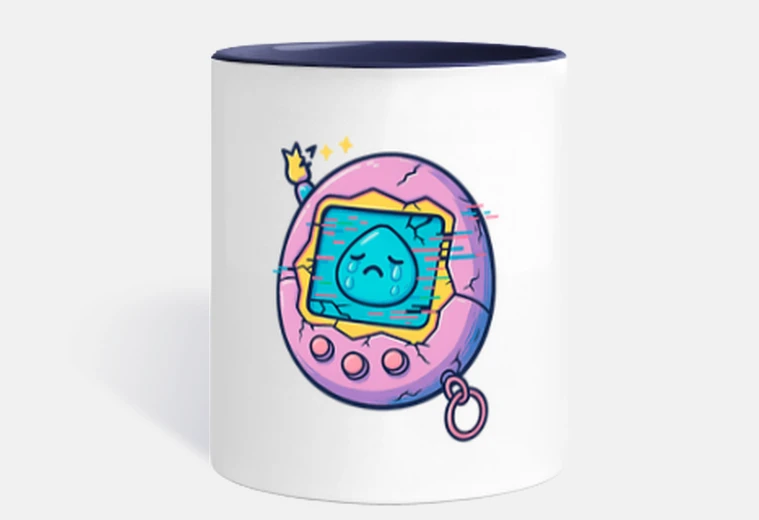 Tazza mschifotte virtuale triste anni 90