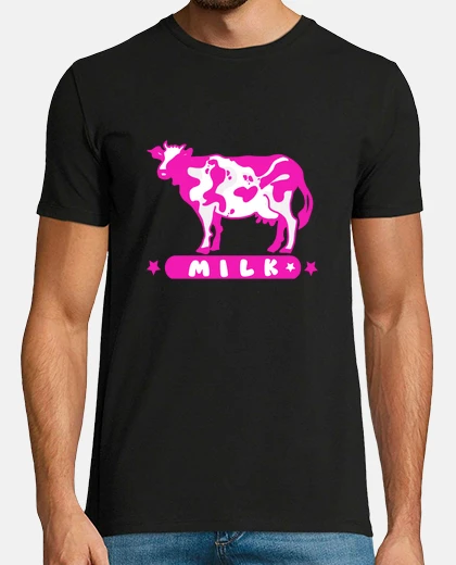 T-shirt mucca da latte cartone animato mucca ro