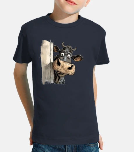 Abbigliamento mucca divertente del fumetto