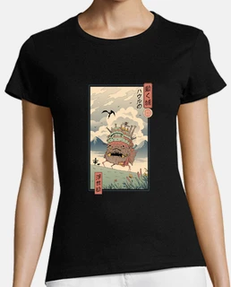 mudanza castillo ukiyo e camisa mujer