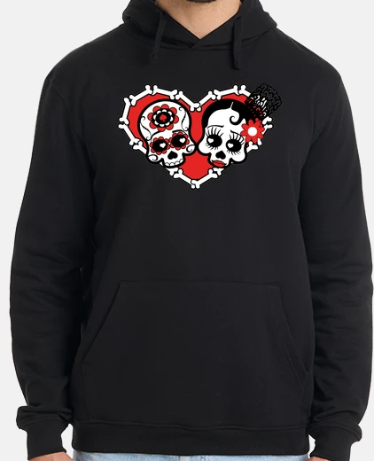 Sudadera Muertos de Amor black winter