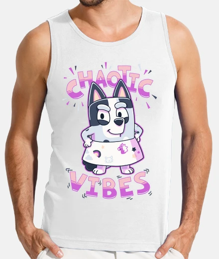 T-shirt muffin dalle vibrazioni caotiche bluey