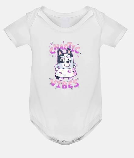 Abbigliamento muffin dalle vibrazioni caotiche bluey