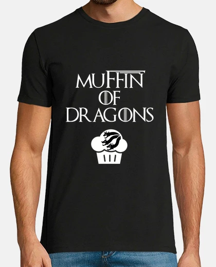 T-shirt muffin of dragons