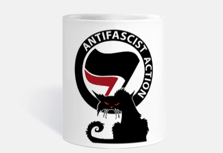 Mug Mug - Cat Antifa International Red