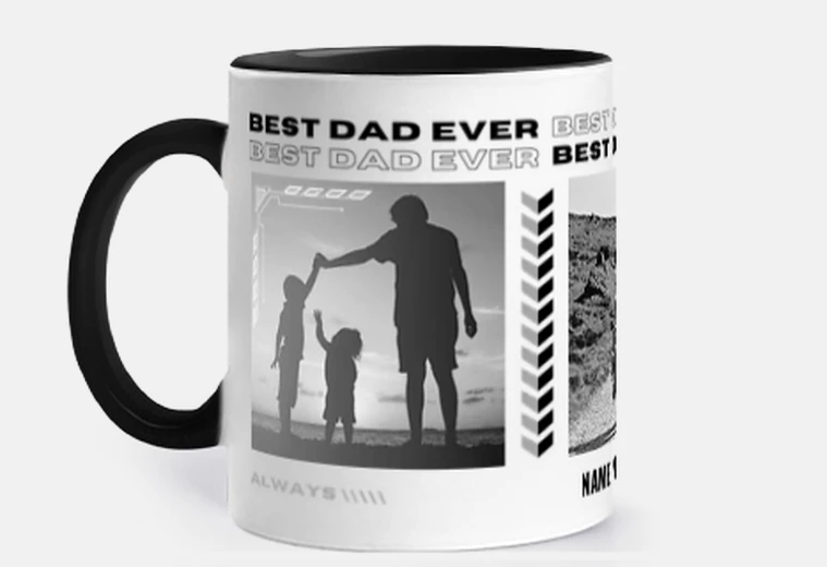 Mug mug best dad ever personnalisé