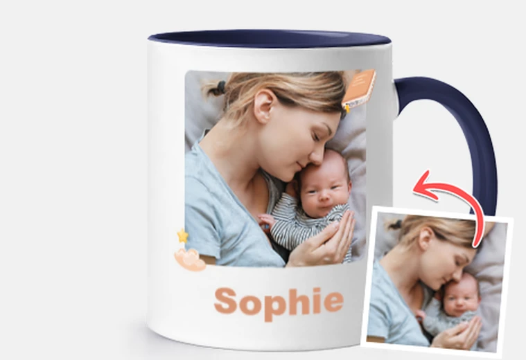 mug maman je t aime fort avec photo et texte personnalisables