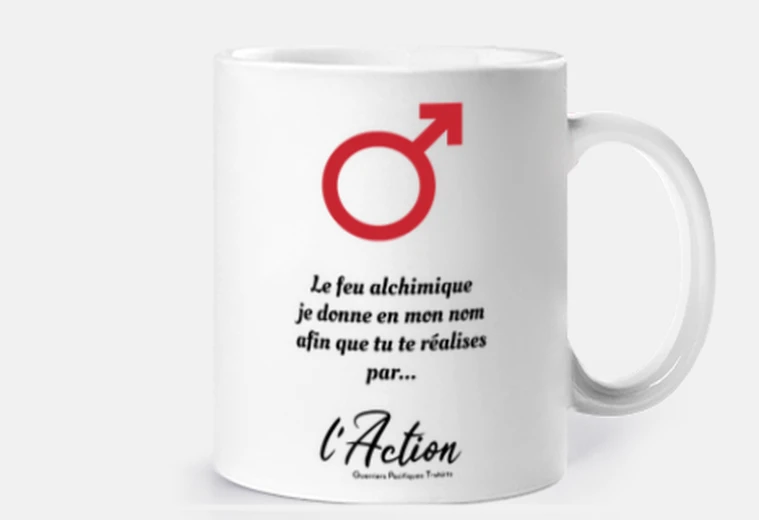 Mug Mars Poétique Blanc