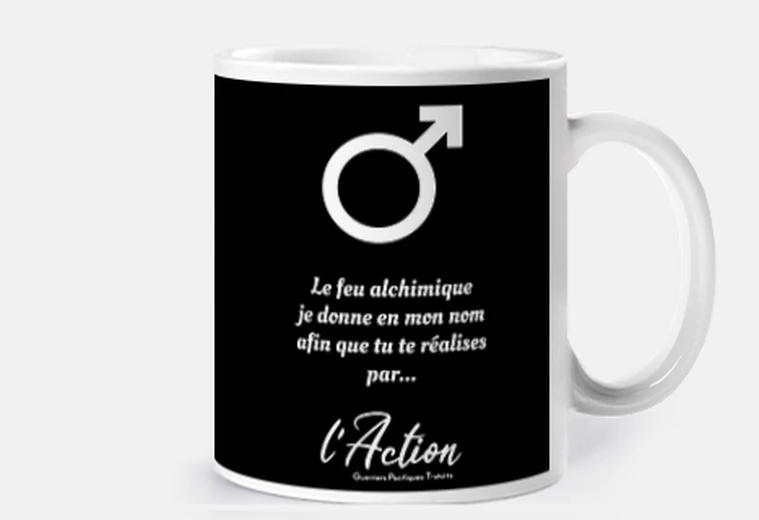 Mug Mars Poétique Noir