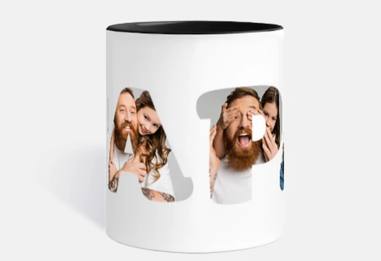 mug papa avec photos personnalisables