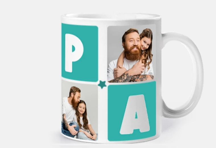 mug papa avec photos personnalisables