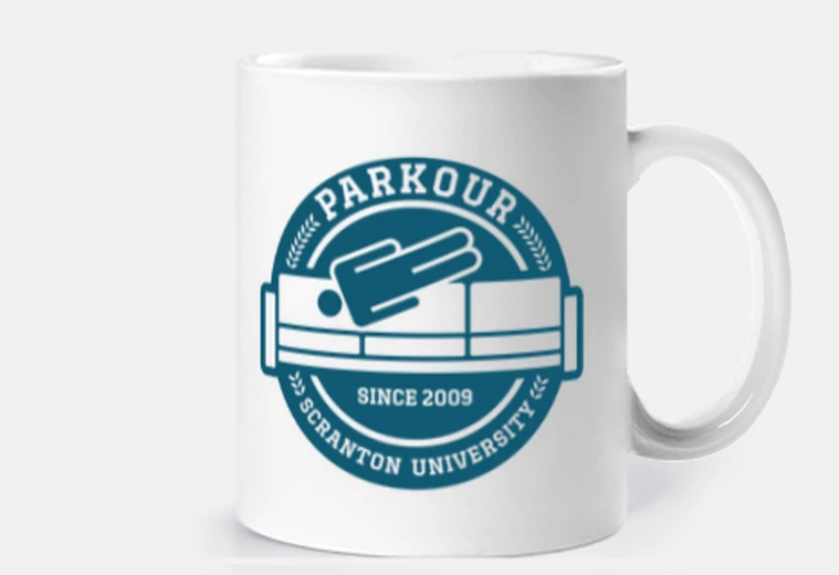 Mug Mug Parkour, The Office, Michael Scott, Université de Scranton, Extrême, Comédie, Série TV