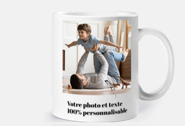Mug personnalisé photo