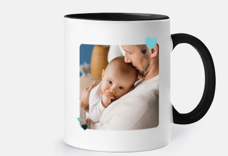 mug photo super papa personnalisable