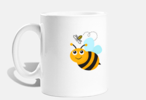 mug, bee